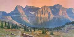 Glacier National Park Original Oil Paintings by Mark Ogle