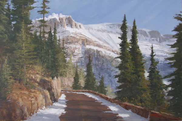 Glacier National Park - Going to the Sun Rd - Giclée