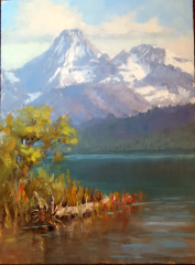Glacier National Park Original Oil Paintings by Mark Ogle