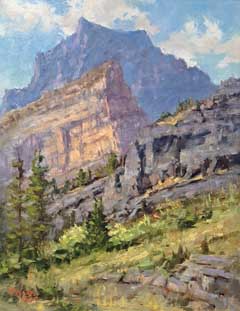 Glacier National Park Original Oil Paintings by Mark Ogle