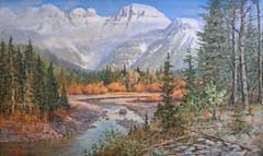 Glacier National Park Original Oil Paintings by Mark Ogle