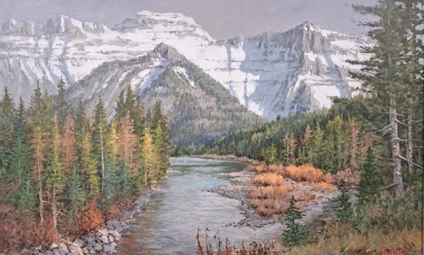 The Garden Wall in Fall - Glacier National Park